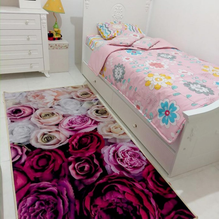 عکس فرش گل رز